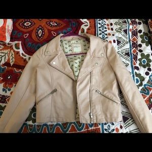 Leather jacket (faux)